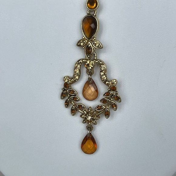 Victorian revival dangle drop briolette necklace - Picture 6 of 9